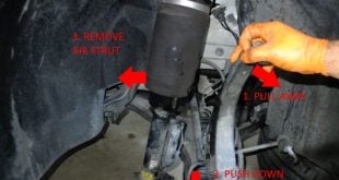mercedes air strut